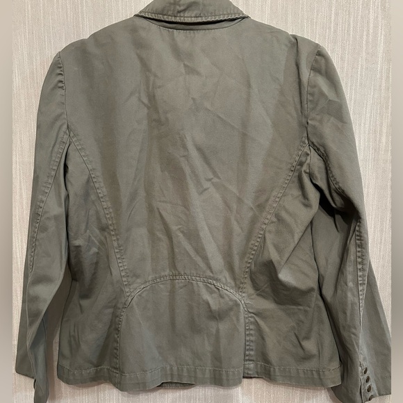 Caribbean Joe Army Green Jacket Size 10 - Picture 2 of 6